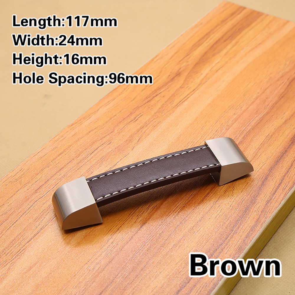 Furniture Hardware In China - 1 Stuks Bruin Zacht Leer Lederen