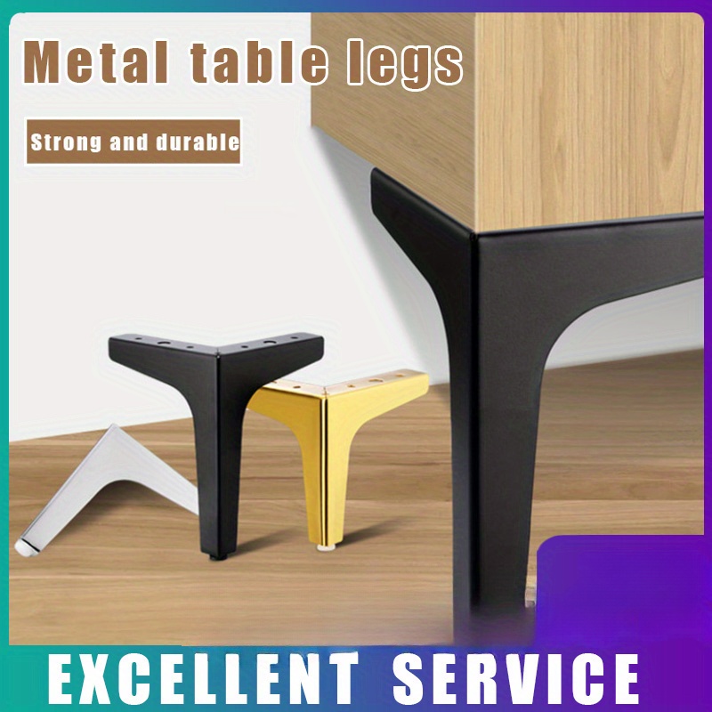 Furniture Hardware For Legs - 4 stuks moderne meubelpoten metaal goud
