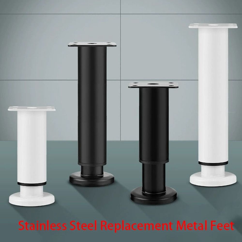 Furniture Hardware For Legs - Roestvrij staal vervangende metalen voeten zwart