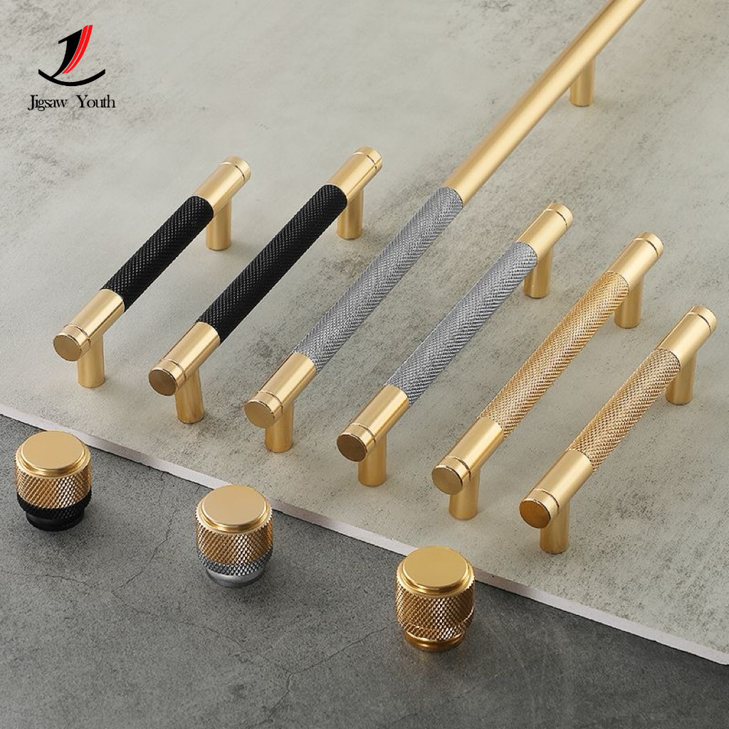 Furniture Hardware Black - 25mm-158mm Nieuwe Moderne Gouden Kast Handvat