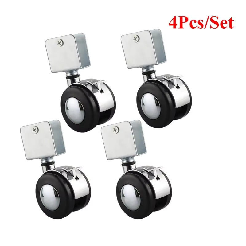 Brand Hardware Furniture - 4 stuks gloednieuwe 2 inch wiegwielen