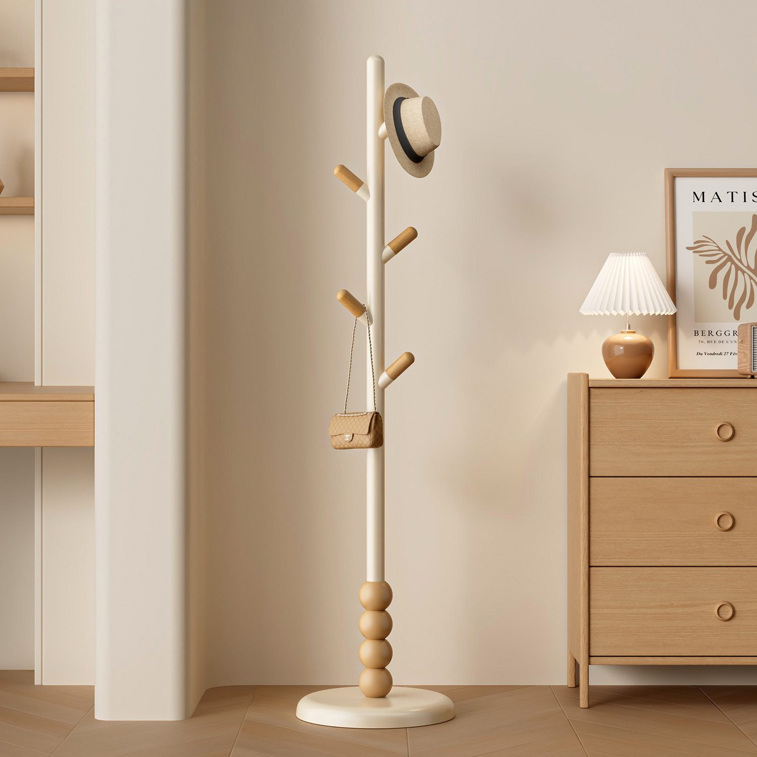 Furniture Hook Hardware - Luxe houten kapstok voor de slaapkamer,