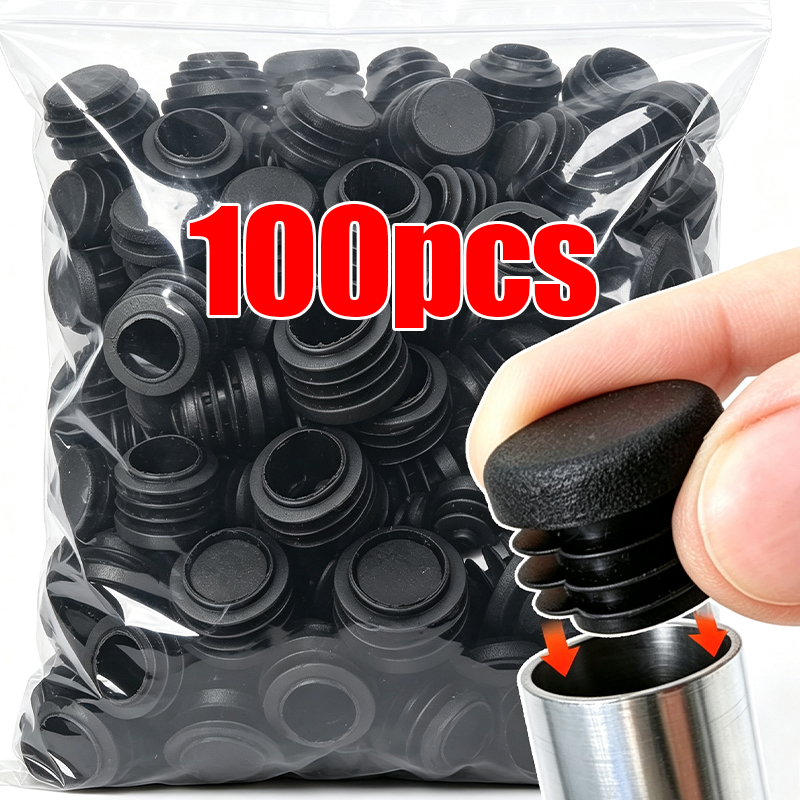 Furniture Hardware For Legs - 20-100PCS Stoelpootdoppen Protector Ronde Plastic Eindkappen