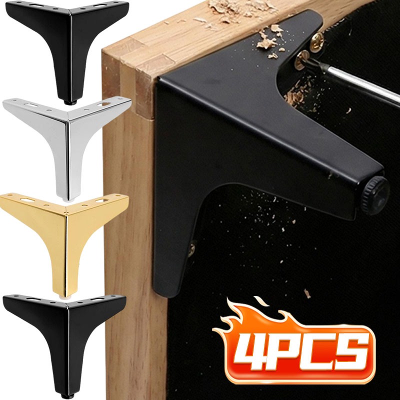 Furniture Hardware For Legs - Metal meubelpoten vervangende voetjes goud zwart