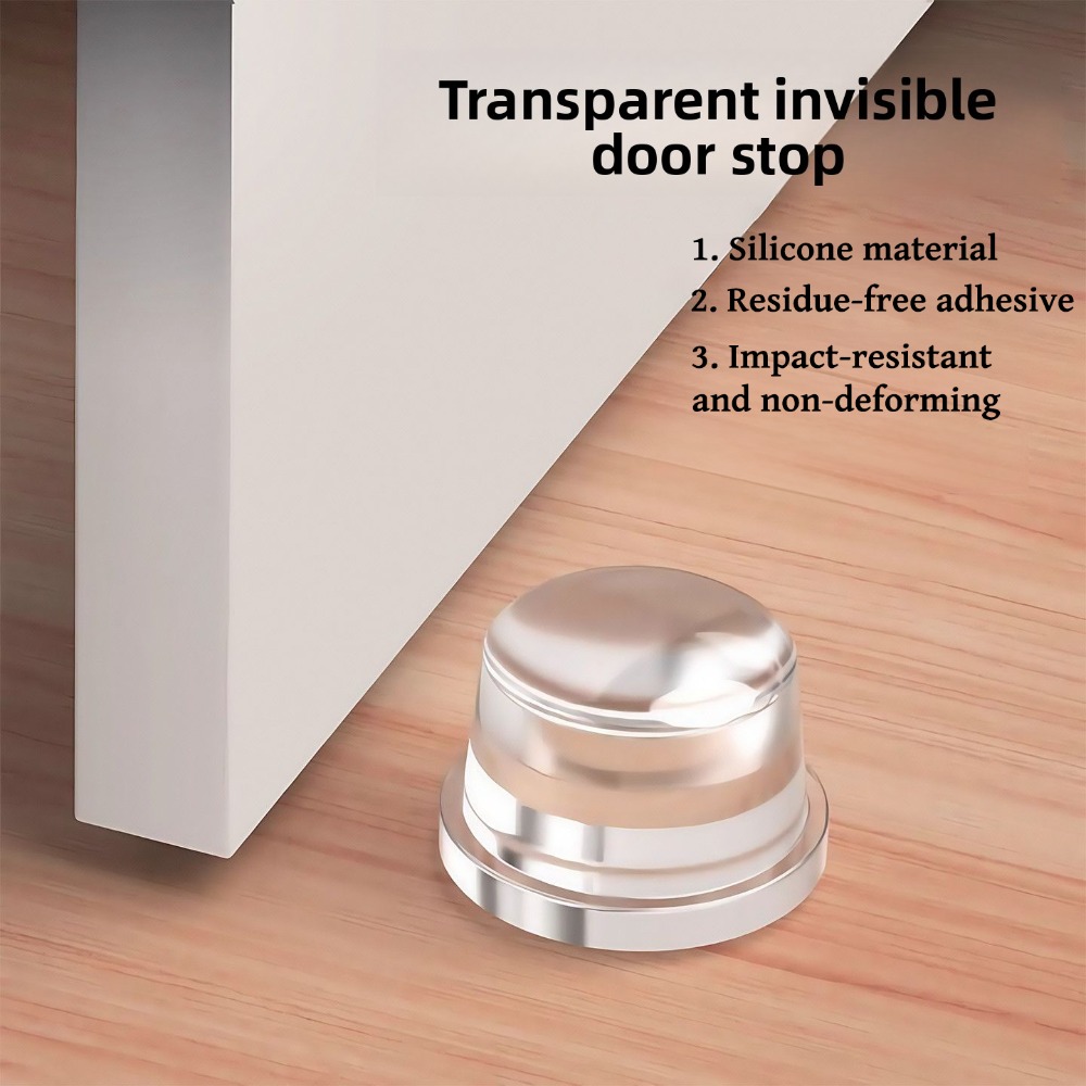 Furniture Joint Hardware - Siliconen deurstopper muurbeschermer slaapkamerdeurgreep bumper zelfklevend