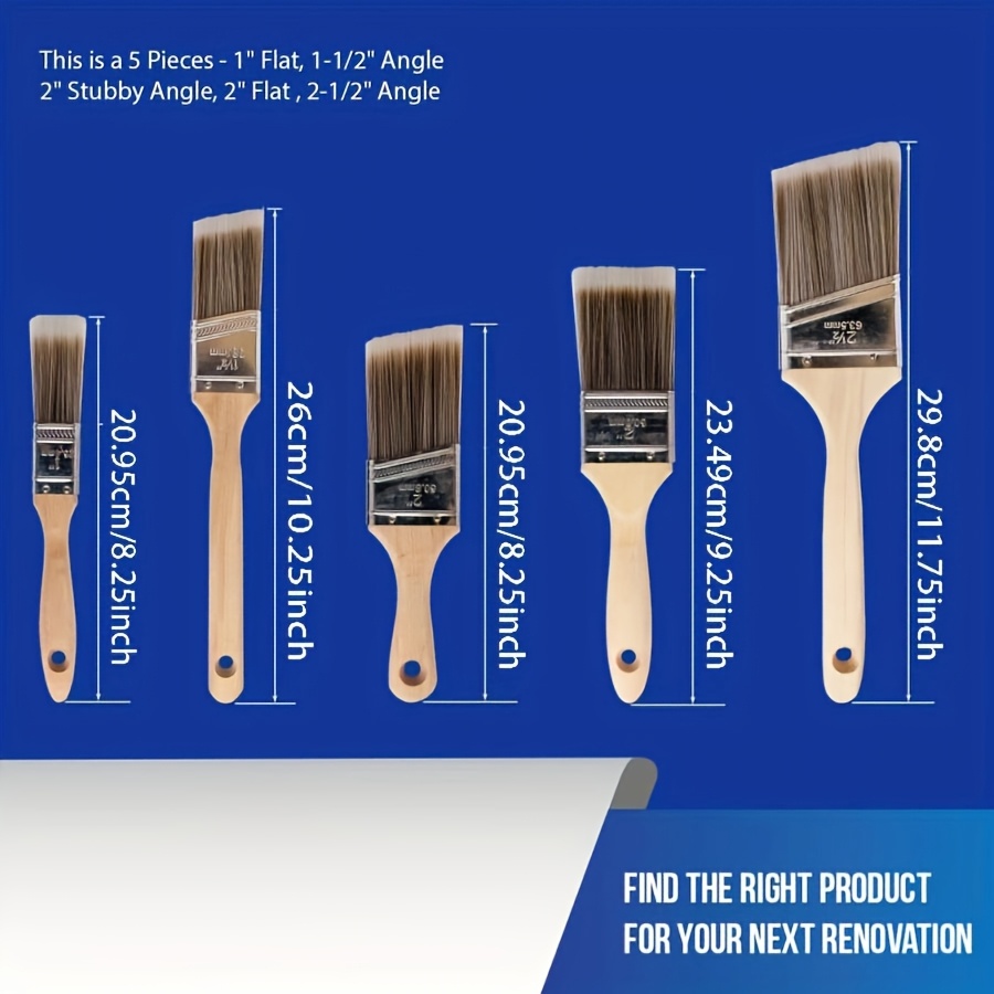 5-delige hoogwaardige kwast BB - Furniture Joint Hardware recensie en prijs