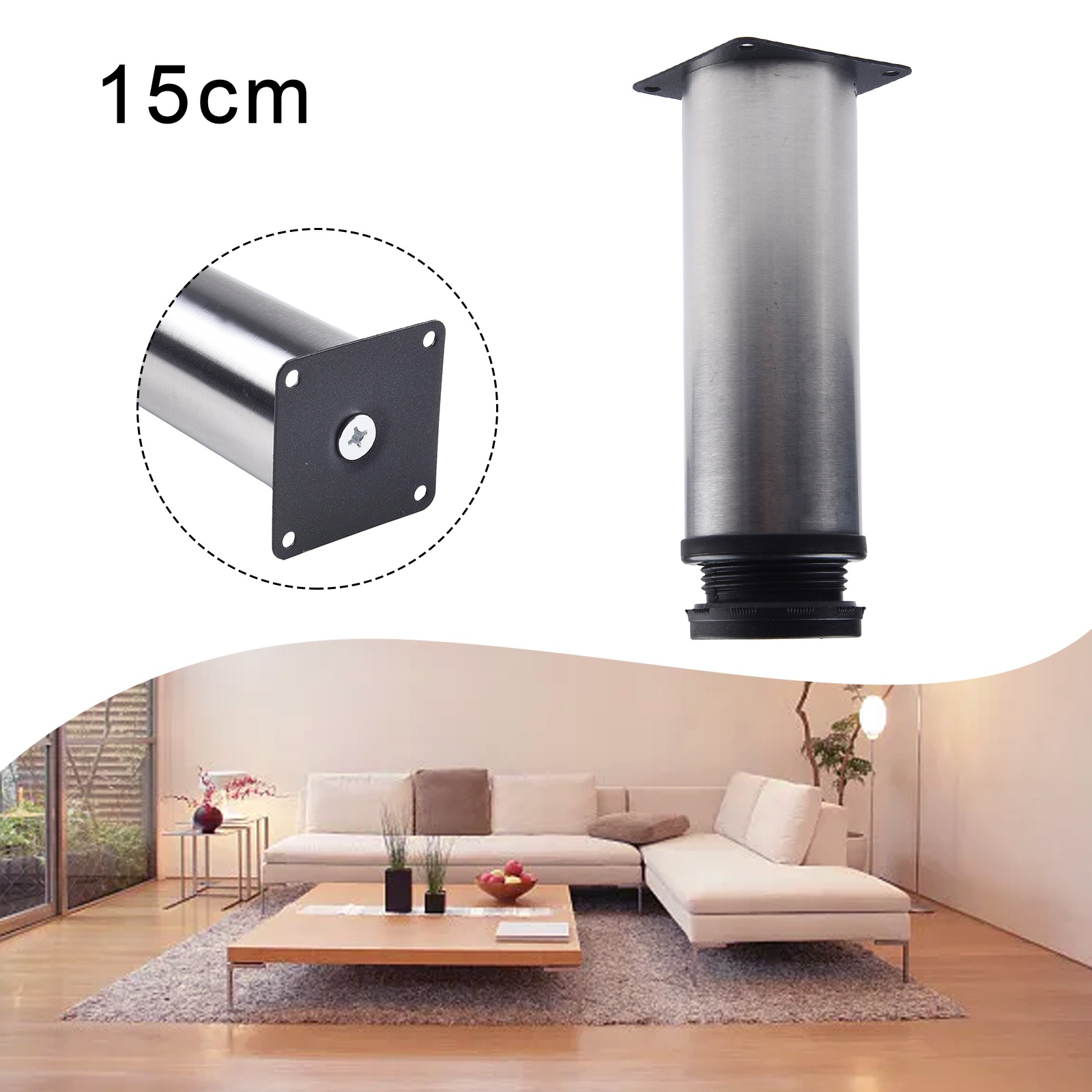 Roestvrijstalen meubelpoot Ver - Furniture Hardware For Legs recensie en prijs