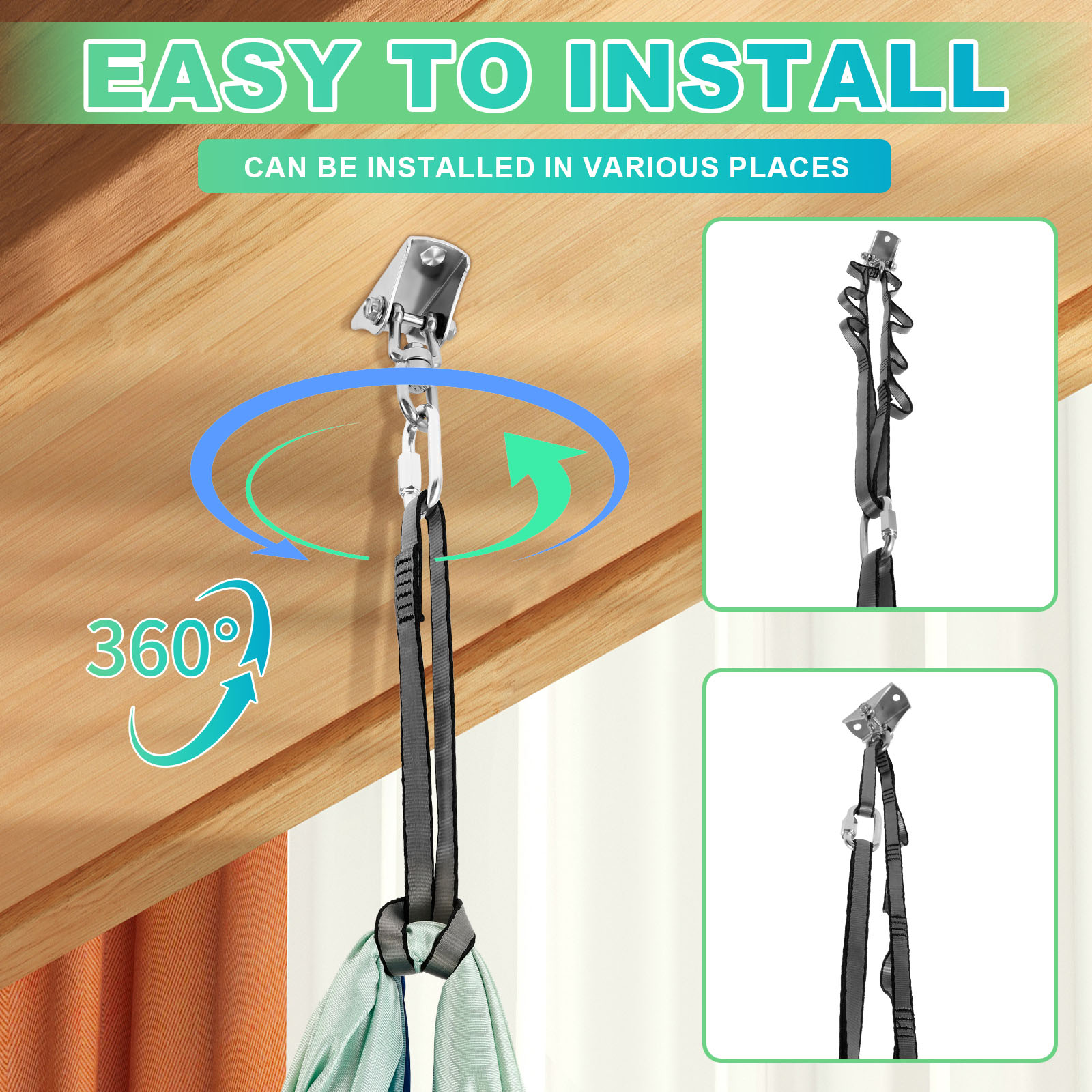 Sensorische schommels voor kin - Furniture Hook Hardware recensie en prijs