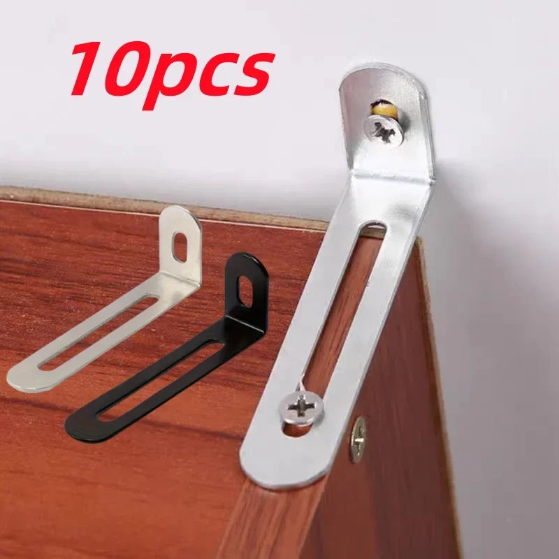 10 stuks L-vormige verstelbare - Furniture Hardware Black recensie en prijs