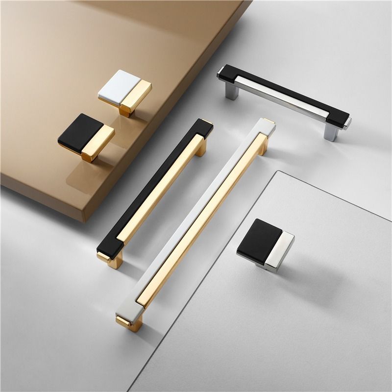 Zinklegering Modern Goud Zwart - Furniture Hardware Black recensie en prijs