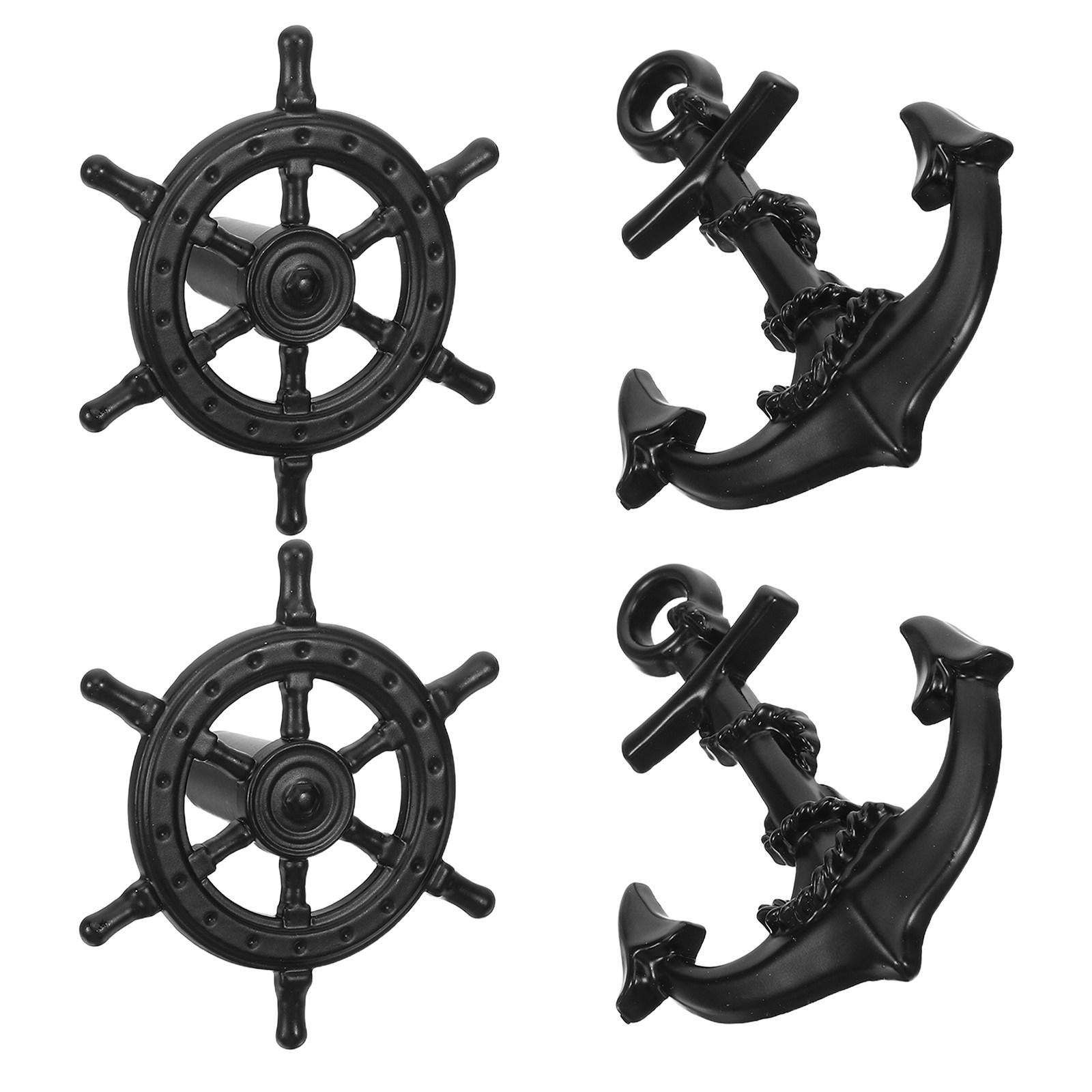 4 stuks zwarte vintage ladegre - Furniture Hardware Black recensie en prijs