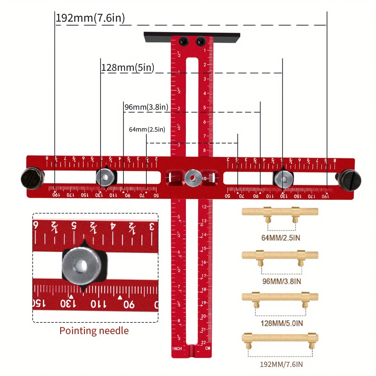 Aluminium kasthandgreep Jig Ve - Furniture Joint Hardware recensie en prijs