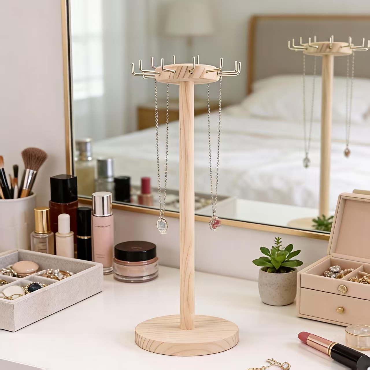 Houten sieradenorganizer met 1 - Furniture Hook Hardware recensie en prijs